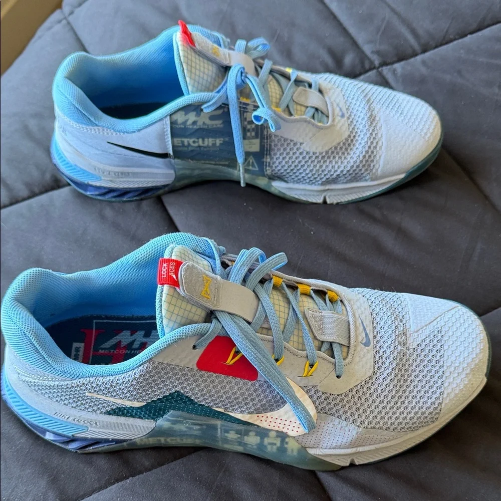 Nike Metcon 7 AMP "MHC" Health Care Nurse Edition - Men's Size 13 - Light Blue - Picture 3 of 12